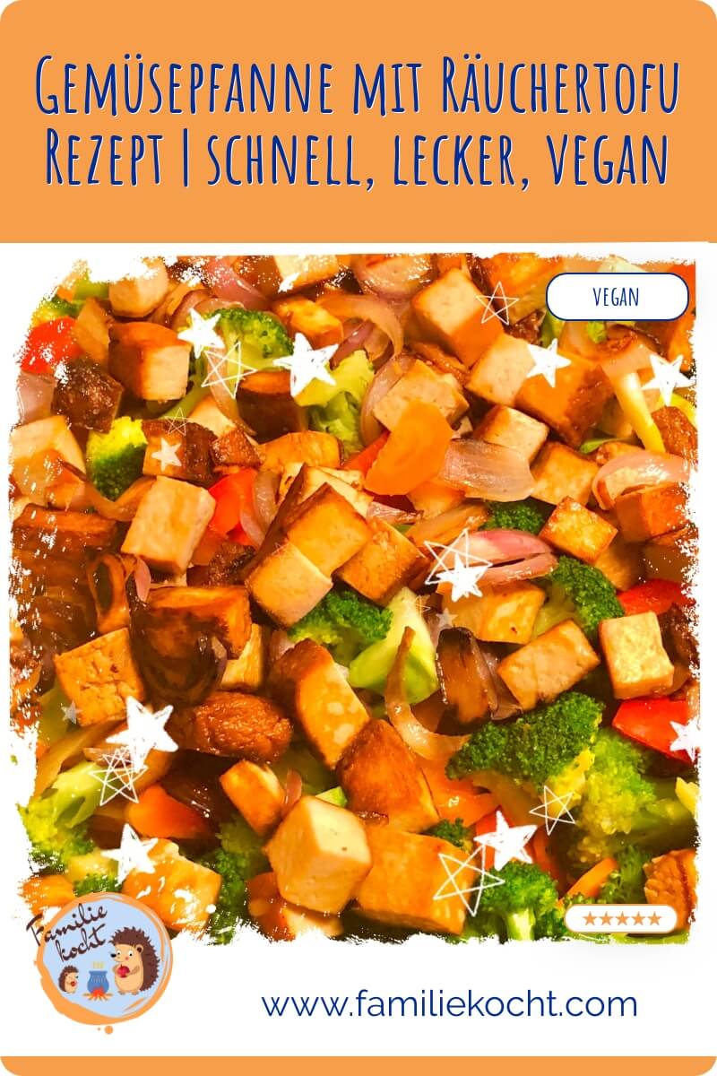 Gemüsepfanne mit Räuchertofu