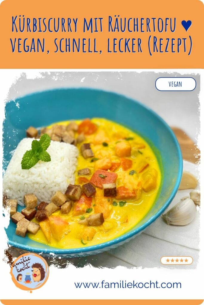 Kürbiscurry mit Räuchertofu Rezept