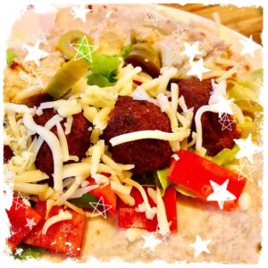 Falafel Sandwich Wrap Rezept