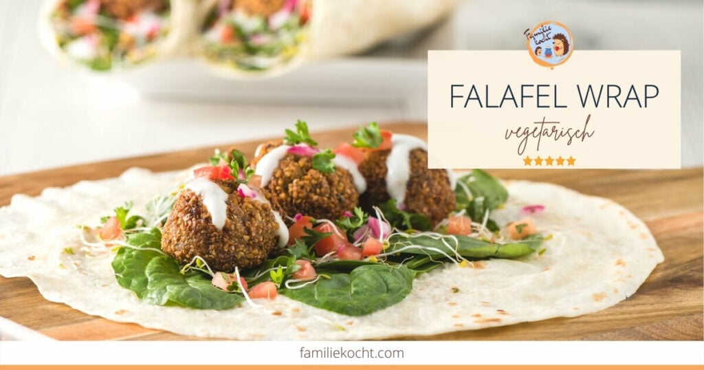 Falafel Wrap Sandwich Rezept