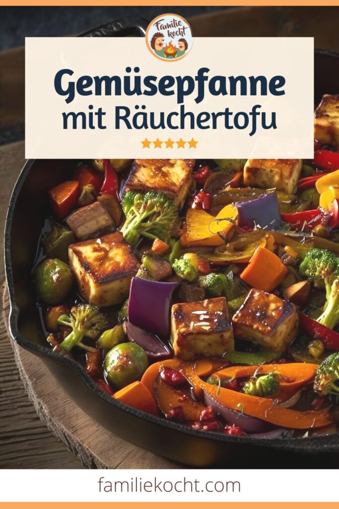 Gemüsepfanne mit Räuchertofu Pin