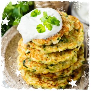 Gemüsetaler mit Kräuterquark Rezept