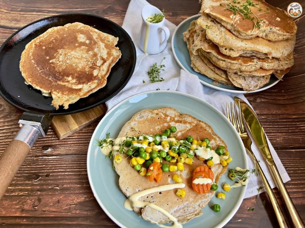 Herzhafte Kräuterpfannkuchen