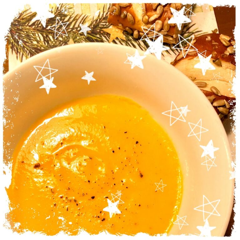 Vegane Kürbis-Kartoffelsuppe Rezept