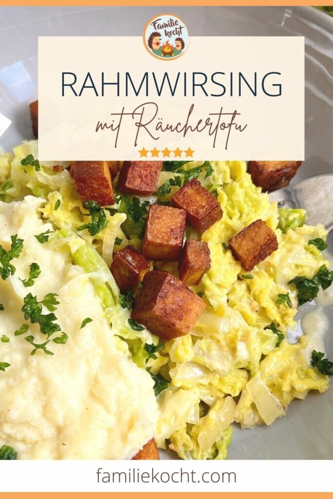 Rahmwirsing mit Räuchertofu