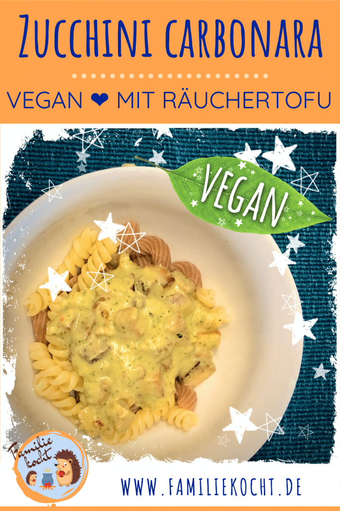 Vegane Zucchini Carbonara Pin