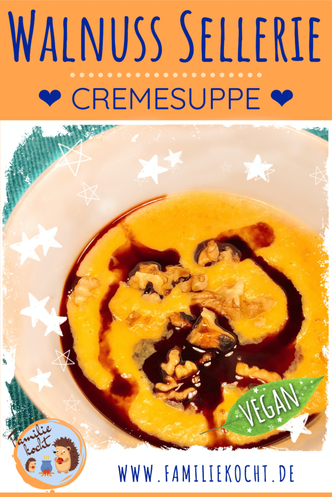 Vegane Walnuss Selleriecreme Suppe Pin