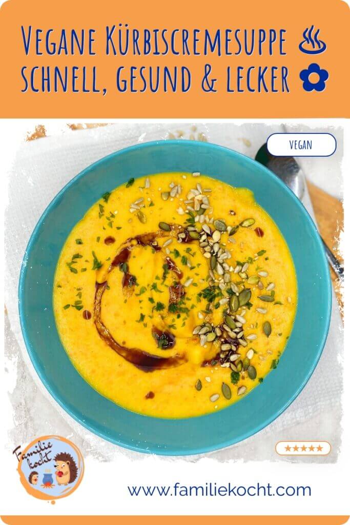 Vegane Kürbiscremesuppe