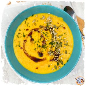 Vegane Kürbiscremesuppe