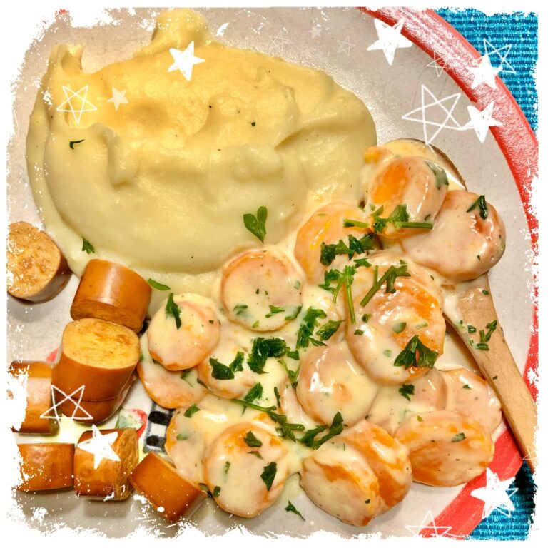 Cremiges Möhrengemüse mit Kartoffelbrei Rezept