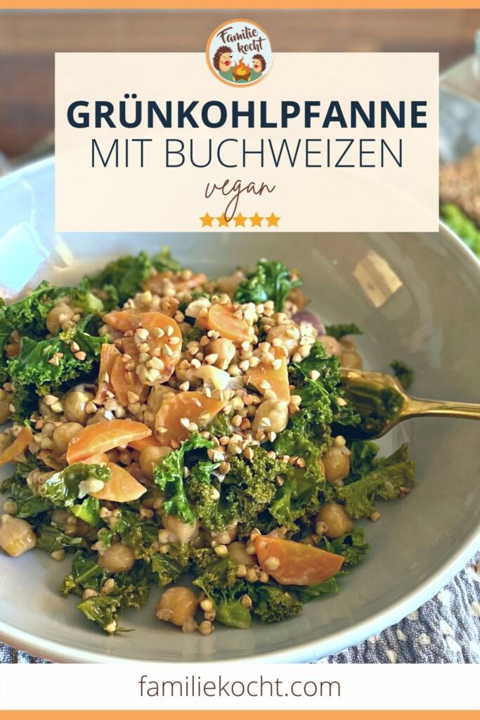 Grünkohlpfanne mit Buchweizen