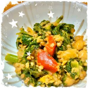 Vegane Grünkohl Buchweizenpfanne Rezept