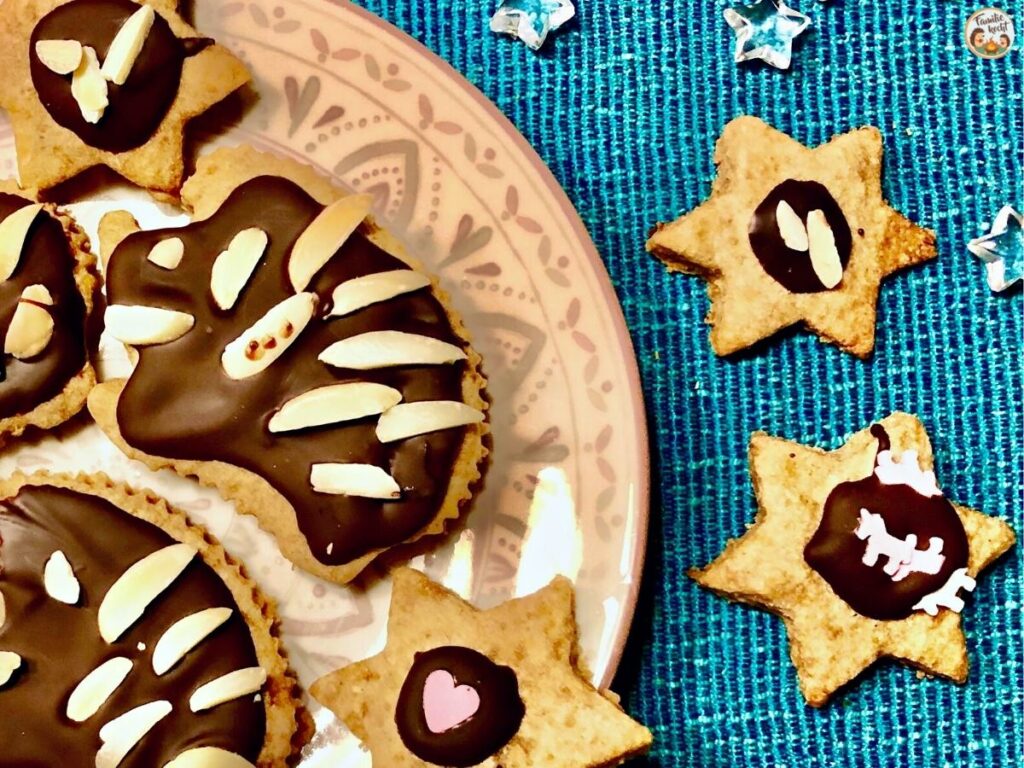 Weihnachtsplätzchen mit Dinkelmehl