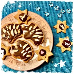 Wilde Dinkel-Igel Low Carb Plätzchen Rezept