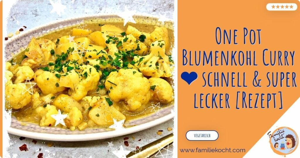 Blumenkohl Curry vegetarisch