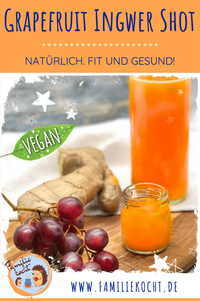 Grapefruit Ingwer Shot Pin