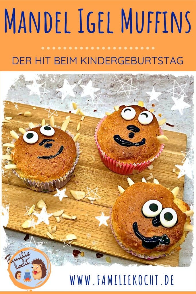 Mandel Igel Muffins Pin