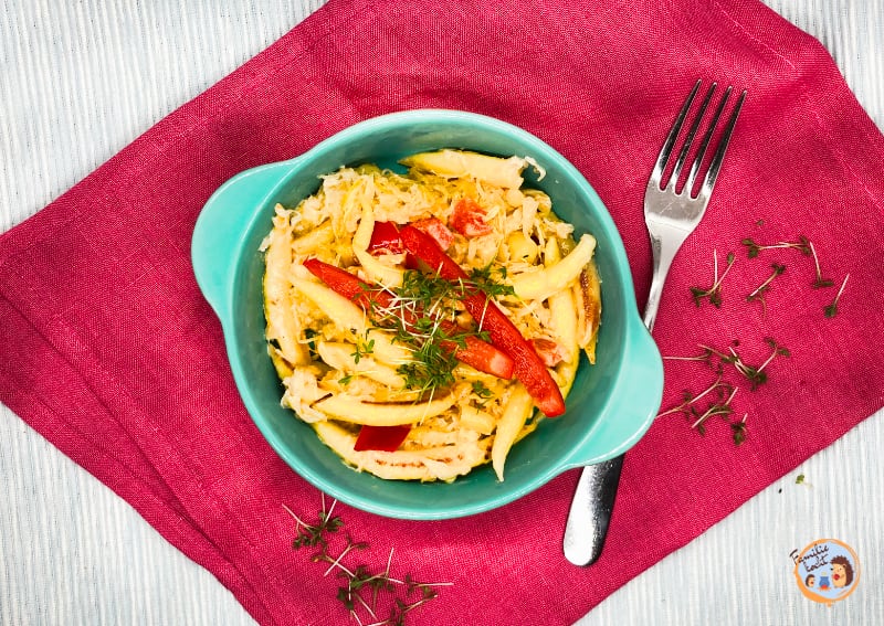 Sauerkrautpfanne mit Fingernudeln