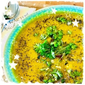 Ayurvedische Gemüsecremesuppe mit Mohn Rezept