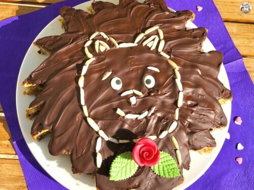 Nussiger Igelkuchen mit Schokolade ♥ leckeres Backrezept