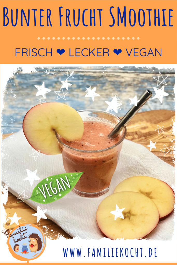 Bunter Frucht Smoothie Pin
