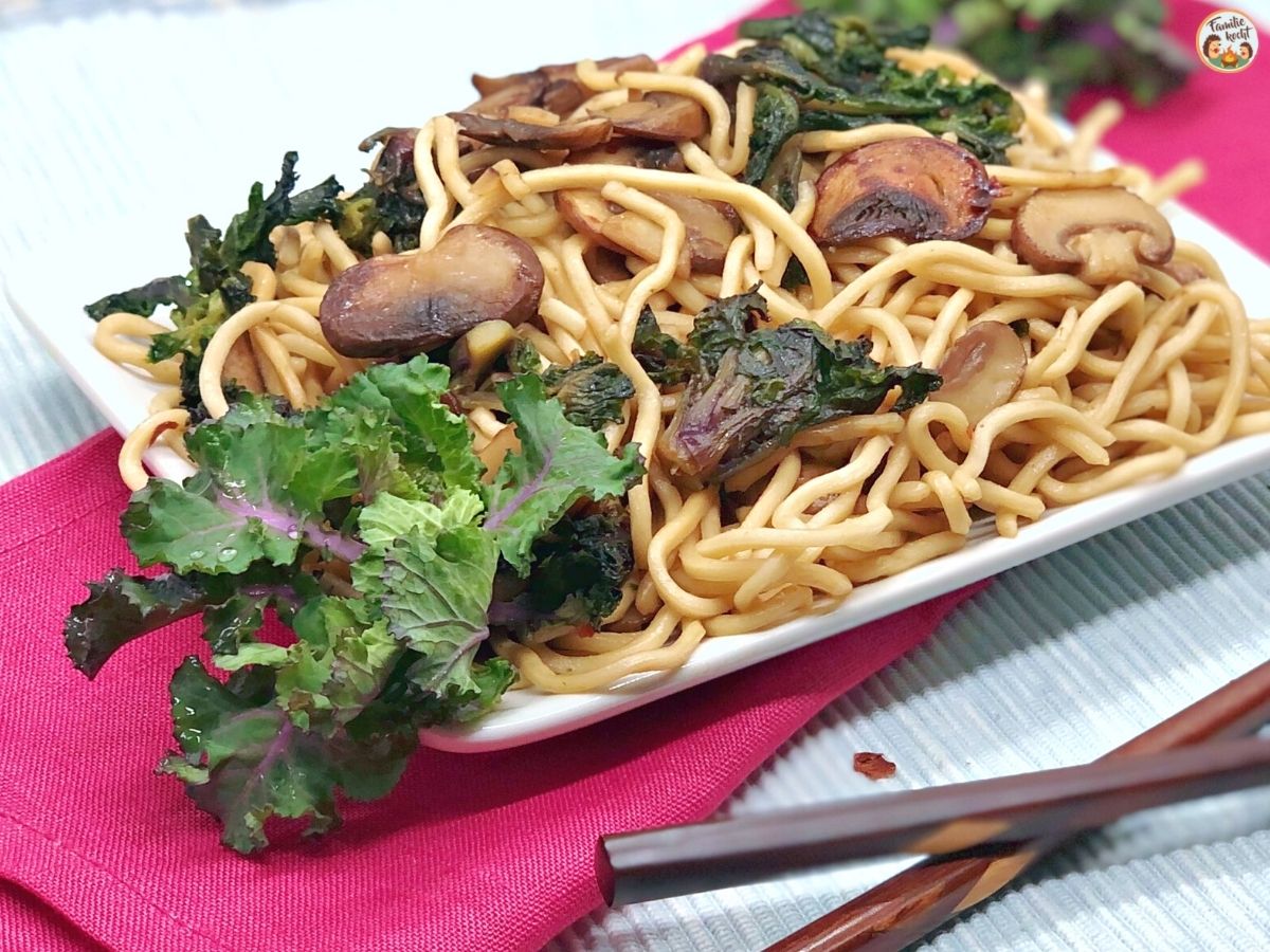 Flower Sprouts Wok ♥ asiatisch mit Champignons in nur 20 Min