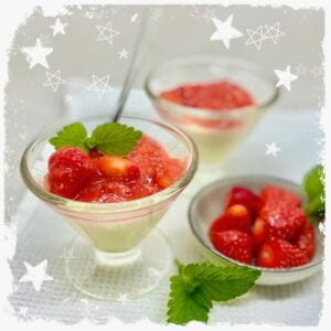 Panna Cotta mit Erdbeersoße Rezept