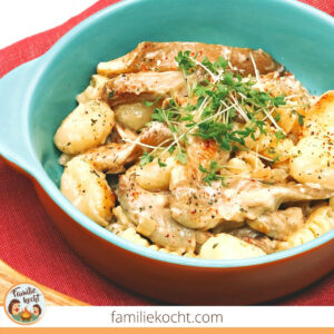 Nudelpfanne mit Austernpilzen Nudelpfanne mit Austernpilzen