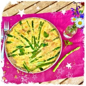 Spargel Quiche mit Käse Sahnesoße Rezept