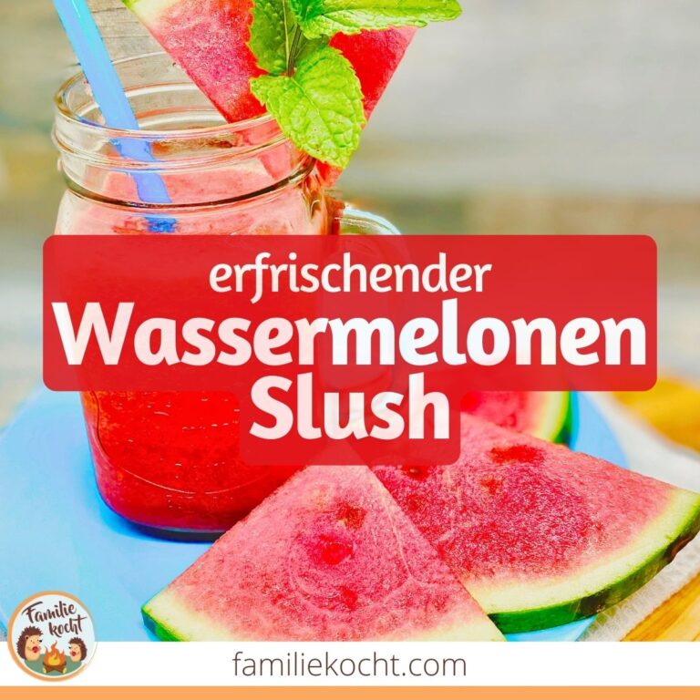 Wassermelonen Slush mit Minze ♥ frisch und lecker im Sommer