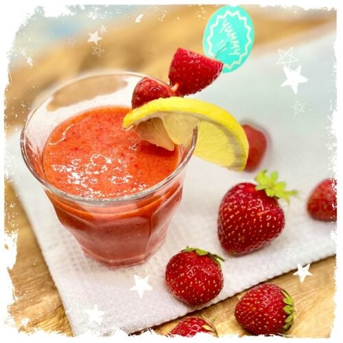 Erdbeer Kindercocktail Virgin Erdbeer Daiquiri Rezept