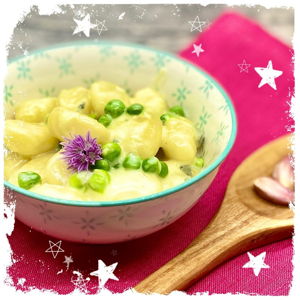 Gnocchi mit Erbsen und Gorgonzolasoße Rezept