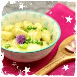 Gnocchi mit Erbsen und Gorgonzolasoße Rezept