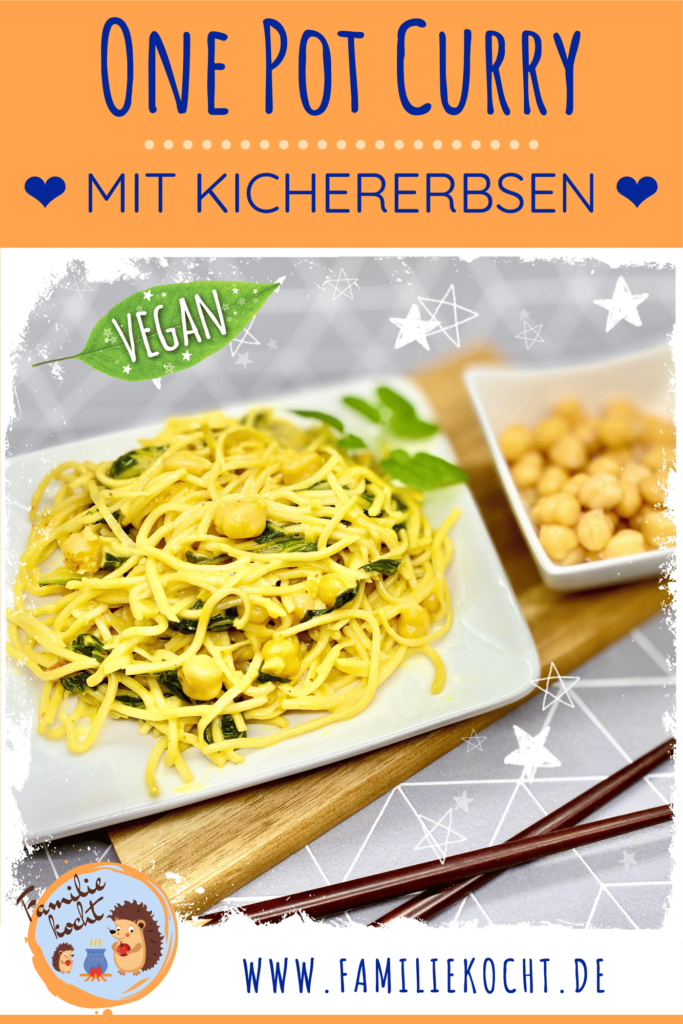 One Pot Curry mit Kichererbsen Pin