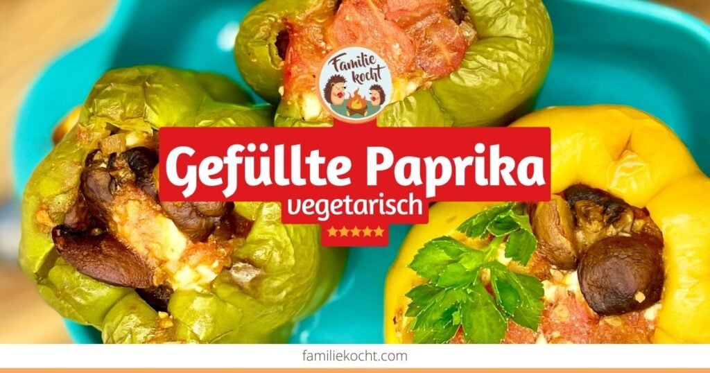 Gefüllte Paprika vegetarisch OG