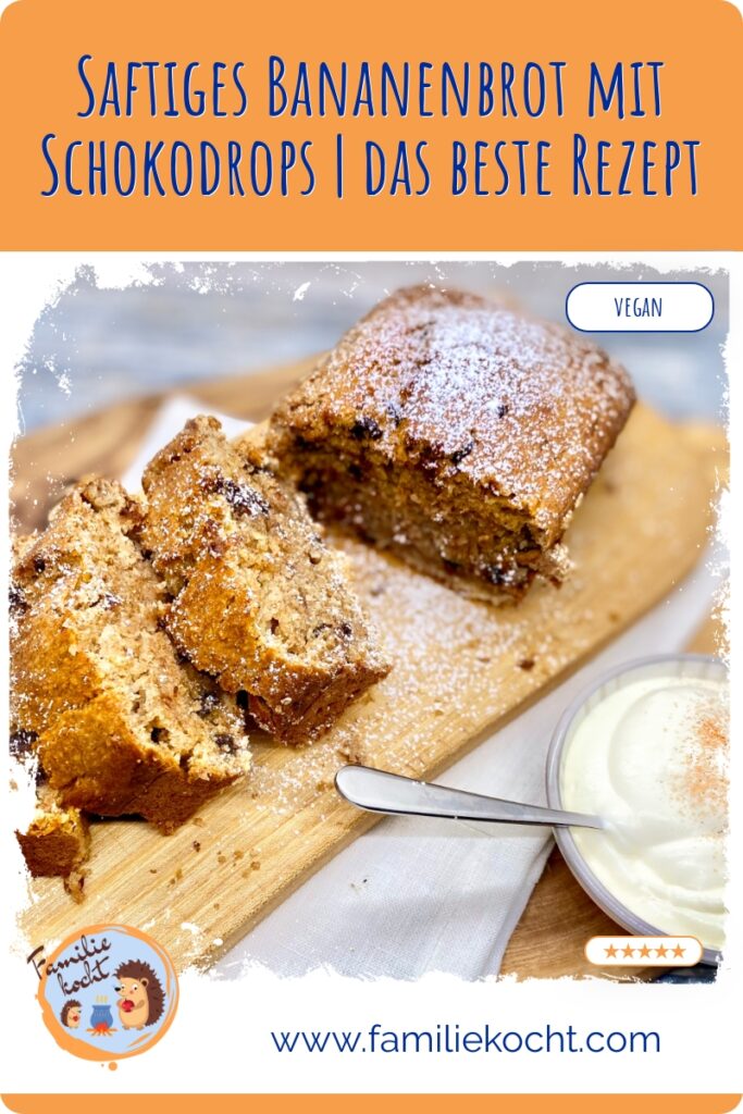 Bananenbrot mit Schokodrops
