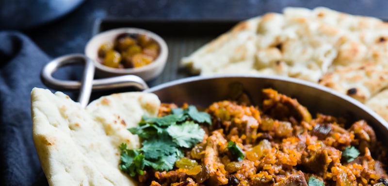 Paneer Naan - Naan Brot mit Käse