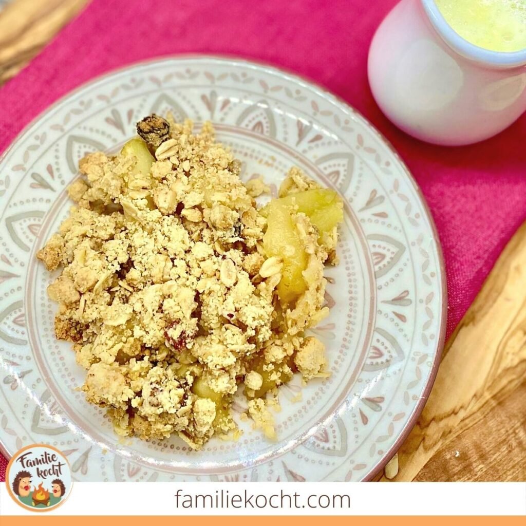 Apfel Zimt Crumble