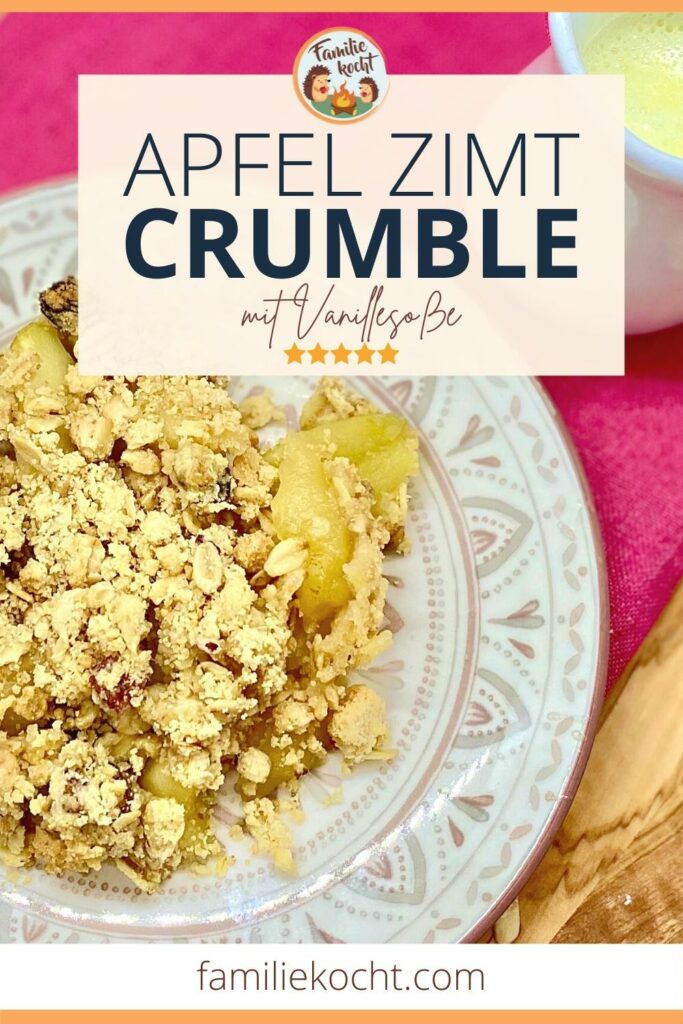 Apfel Zimt Crumble