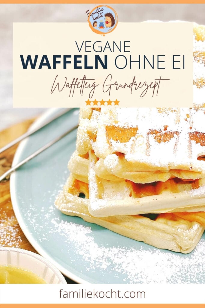 Vegane Waffeln ohne Ei