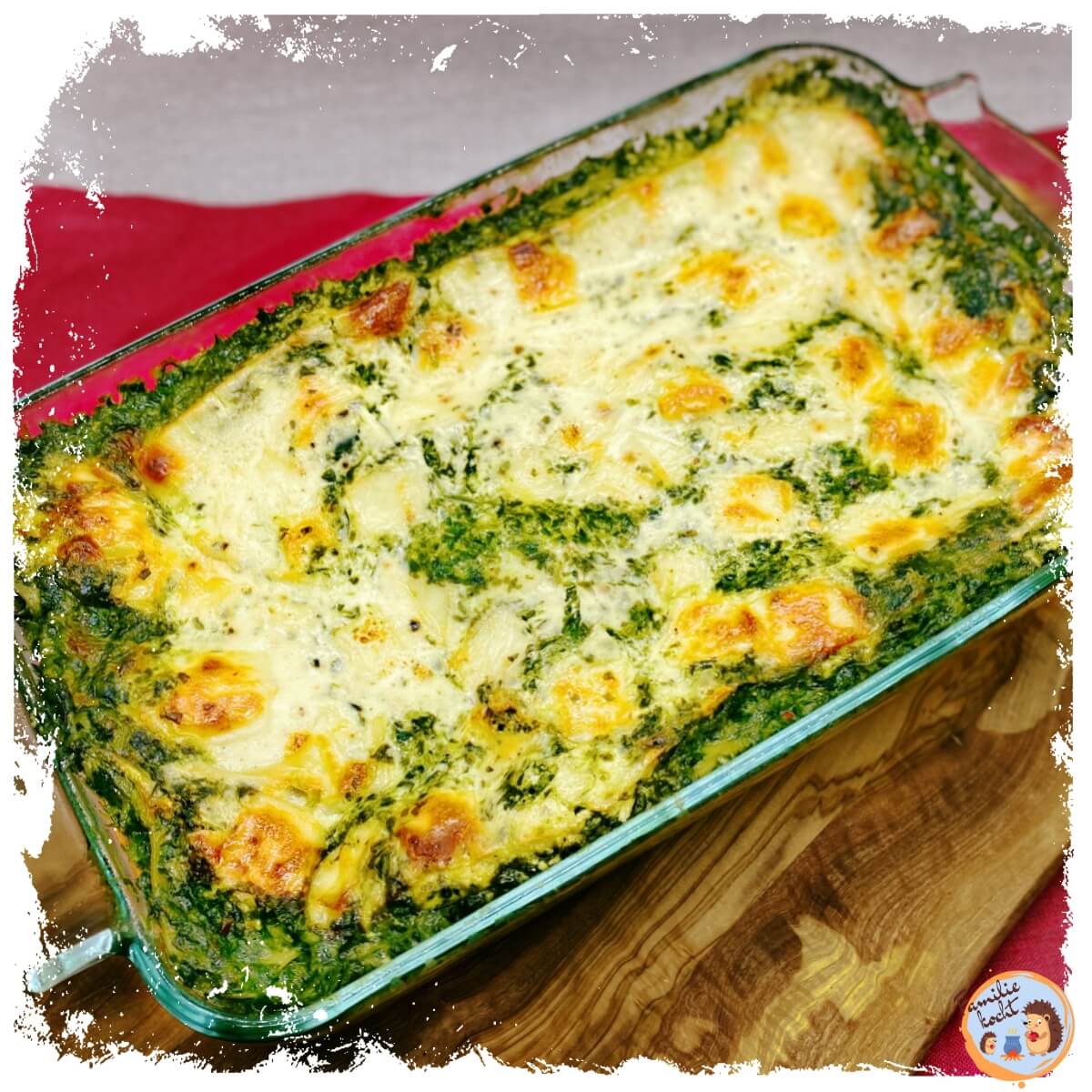 Spinatlasagne mit Rahmspinat ♨ herzhaft lecker! (einfaches Rezept)