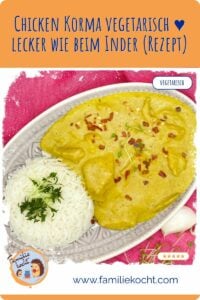 Chicken Korma vegetarisch