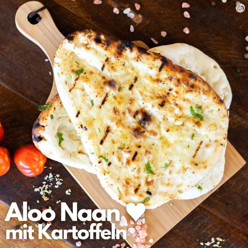 Aloo Naan mit Kartoffeln