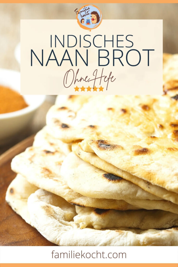 Naan Brot ohne Hefe