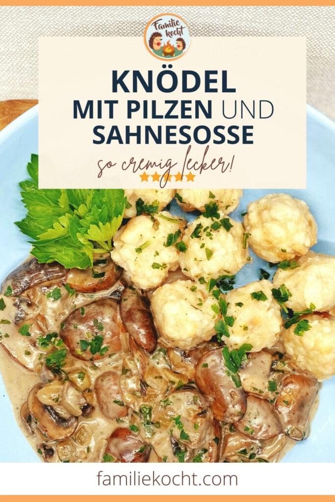 Knödel mit Pilzen