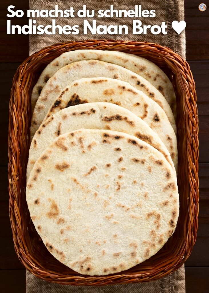 Naan Brot ohne Hefe