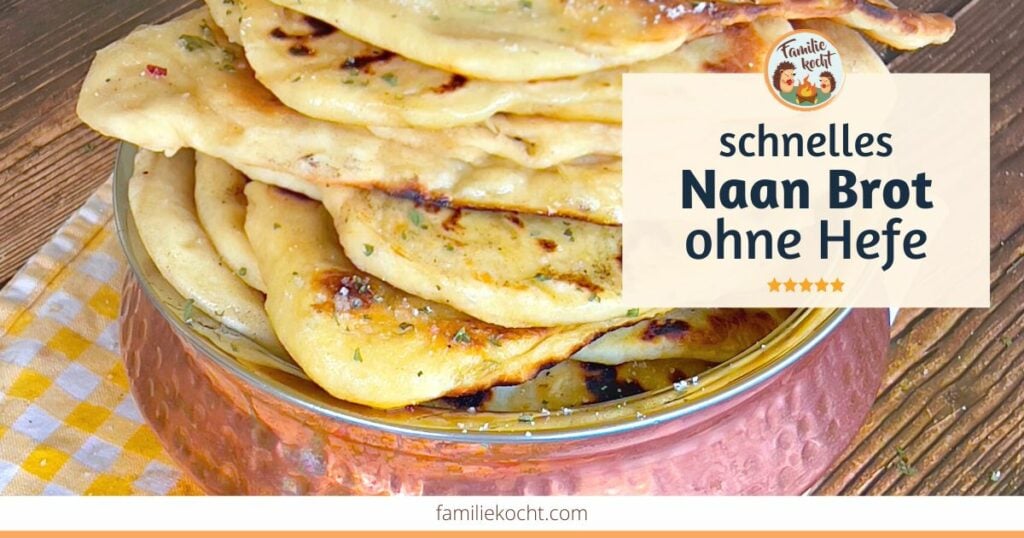 Naan Brot ohne Hefe OG