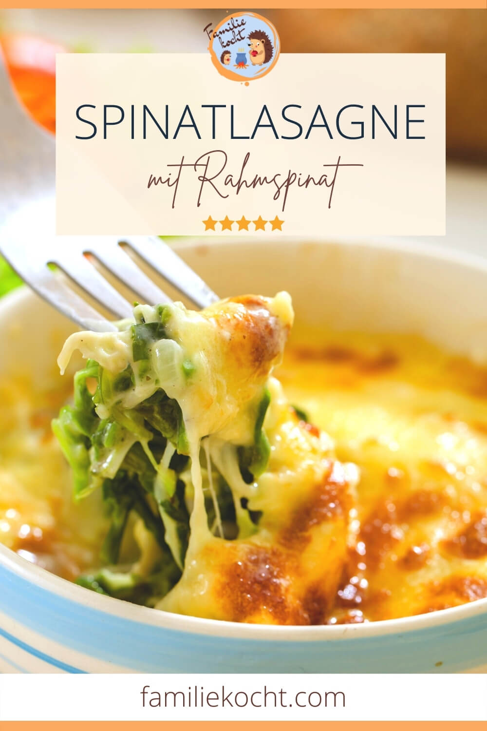 Spinatlasagne mit Rahmspinat