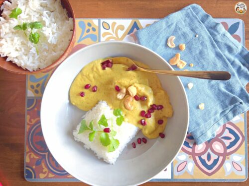 Chicken Korma vegetarisch ♥ lecker wie beim Inder (Rezept) Chicken Korma vegetarisch ♥ lecker wie beim Inder (Rezept)