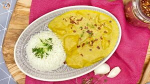 Chicken Korma vegetarisch vegetarisches Chicken Korma